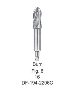 Burr For Hudson Hand Drills Fig.8, 16Mm (SS-194-2206C)