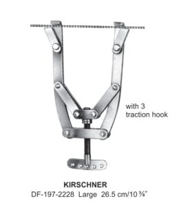 Kirschner Extension Bow, Large 26.5Cm, With 3 Traction Hooks (SS-197-2228)