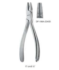 Wire Plier, Flat Nose, With Groove 17Cm (SS-198A-2240D)