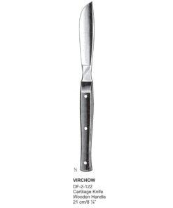 Virchow Cartilage Knife With Wooden Handle, 21Cm  (SS-2-122)