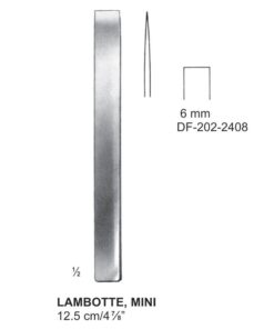 Lambotte Mini Bone Chisels 6Mm, 12.5Cm  (SS-202-2408)