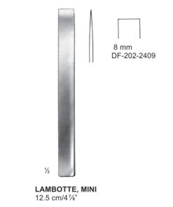 Lambotte Mini Bone Chisels 8Mm, 12.5Cm  (SS-202-2409)