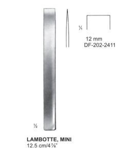 Lambotte Mini Boen Chisels 12Mm, 12.5Cm  (SS-202-2411)