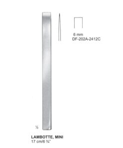 Lambotte Mini Bone Chisels  6Mm, 17Cm (SS-202-2412C)