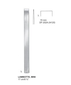 Lambotte Mini Bone Chisels  15Mm, 17Cm (SS-202-2412G)