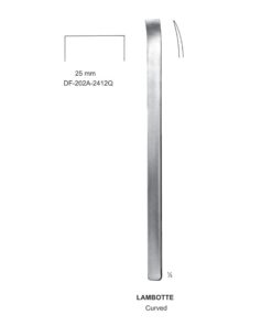 Lambotte Bone Chisels  25Mm, 24Cm, Curved (SS-202A-2412Q)