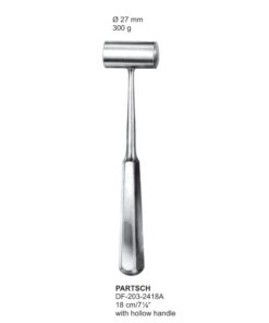 Partsch Mallet, 18Cm With Hollow Handle, 27Mm, 300 Grams (SS-203-2418A)