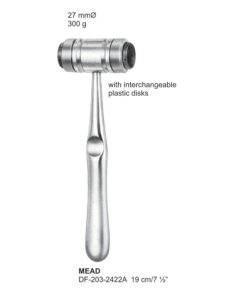 Mead Mallets 19 Cm, 27Mm, 300 Grams, Interchange Plastic Disk (SS-203-2422A)