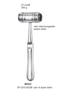 Mead Mallets 19 Cm, Pair Of Spare Disks (SS-203-2423B)