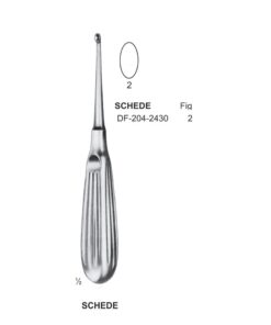 Schede Bone Curettes, Fig.2, 17Cm  (SS-204-2430)
