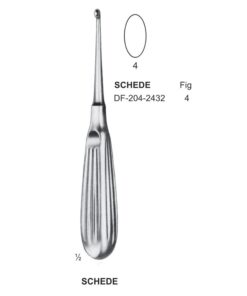 Schede Bone Curettes, Fig.4, 17Cm  (SS-204-2432)
