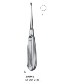 Bruns Bone Curettes, Fig.1, 17Cm  (SS-204-2446)