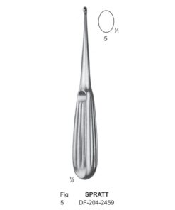 Spratt Bone Curettes, Fig.5, 17Cm  (SS-204-2459)