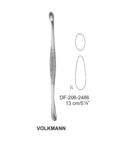 Volkmann Bone Curettes, Oval/Oval 13Cm  (SS-206-2486)
