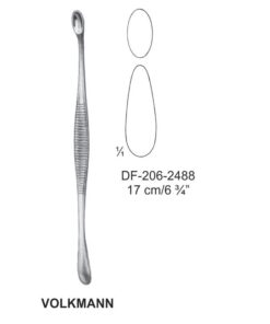 Volkmann Bone Curettes, Oval/Oval 17Cm  (SS-206-2488)