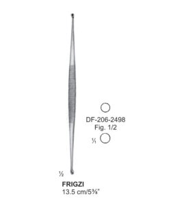 Bone Curettes, Fig.1/2, Round/Round 13.5Cm