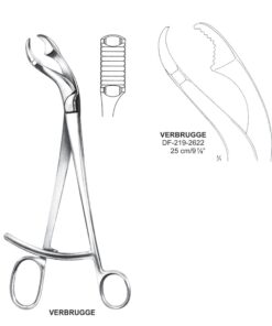 Verbrugge Bone Holding Forceps 9.5Mm Jaws, 25Cm  (SS-219-2622)