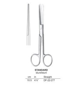 Standard Operating Scissors, Str, Bl-Bl, 10.5Cm  (SS-22-277)