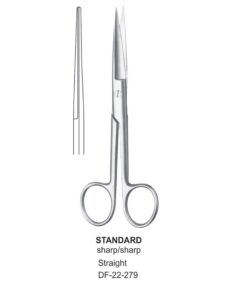 Standard Operating Scissors, Str, Sh-Sh, 10.5Cm  (SS-22-279)