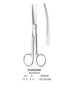 Standard Operating Scissors, Str, Bl-Bl, 11.5Cm  (SS-22-280)