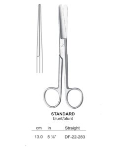 Standard Operating Scissors, Str, Bl-Bl, 13Cm  (SS-22-283)
