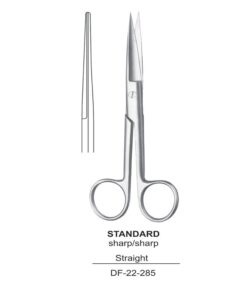 Standard Operating Scissors, Str, Sh-Sh, 13Cm  (SS-22-285)