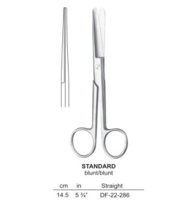 Standard Operating Scissors, Str, Bl-Bl, 14.5Cm  (SS-22-286)