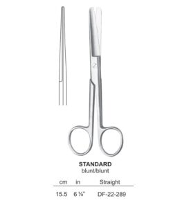 Standard Operating Scissors, Str, Bl-Bl, 15.5Cm  (SS-22-289)