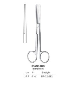 Standard Operating Scissors, Str, Bl-Bl, 16.5Cm  (SS-22-292)