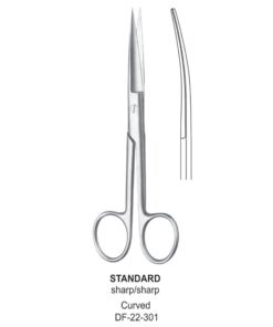 Standard Operating Scissors, Cvd, Sh-Sh, 11.5Cm  (SS-22-301)