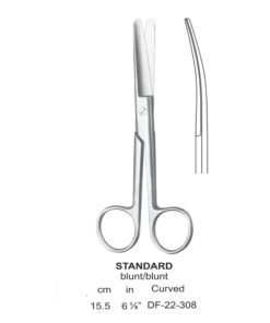Standard Operating Scissors, Cvd, Bl-Bl, 15.5Cm  (SS-22-308)