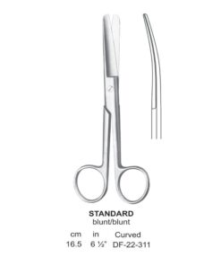 Standard Operating Scissors, Cvd, Bl-Bl, 16.5Cm  (SS-22-311)