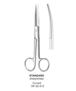 Standard Operating Scissors, Cvd, Sh-Sh, 16.5Cm  (SS-22-313)