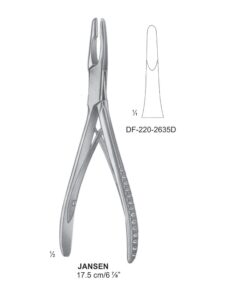 Jansen Bone Rongeurs 17.5Cm, Straight (SS-220-2635D)