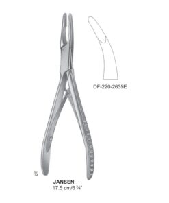 Jansen Bone Rongeurs Light Curved 17.5 Cm  (SS-220-2635E)