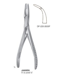 Jansen Bone Rongeurs 17.5Cm, Curved (SS-220-2635F)