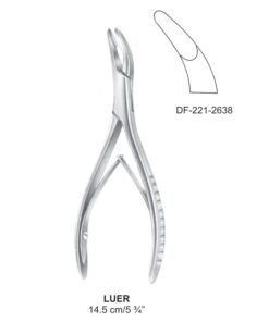 Luer Bone Rongeurs  Curved, 14.5Cm (SS-221-2638)