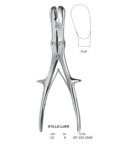 Stille-Luer Bone Rongeurs , 23Cm , Curved (SS-222-2649)
