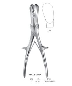 Stille-Luer Bone Rongeurs , 27Cm , Curved (SS-222-2650)