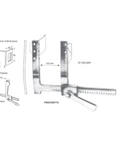 Finochietto Rib Spreaders, Width 30X30X150Mm  (SS-228-2695)