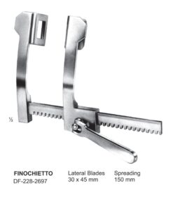 Finochietto Rib Spreaders, Width 30X45X150Mm (SS-228-2697)