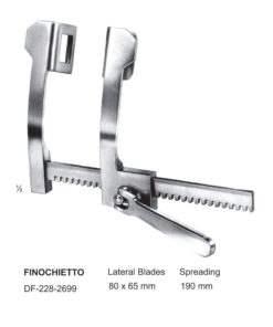Finochietto Rib Spreaders, Width 80X65X190Mm (SS-228-2699)