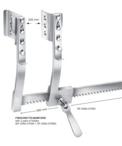 Finochietto -Burford Complete With 2 Pair Of Blades 220X300Mm (SS-228A-2700D)