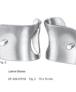 Mercedes Retractors Lateral Blades Only, Fig.2, 70X75Mm (SS-229-2701D)