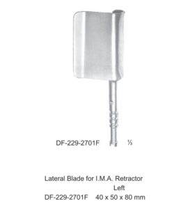 Lateral Blade For I.M.A Retractors, Left,  40X50X80Mm (SS-229-2701F)