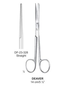 Deaver Operating Scissor, Str, Sh-Bl, 14Cm  (SS-23-328)