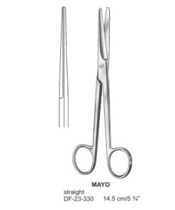 Mayo Operating Scissor, Str, Bl-Bl, 14.5Cm  (SS-23-330)