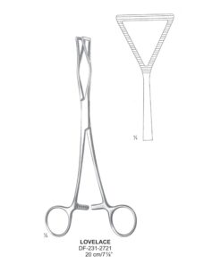 Lovelace Lung Grasping Forceps, Str, 20Cm  (SS-231-2721)