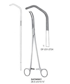 Satinsky Blood Vessel Clamps, Str Legs, 26.5Cm  (SS-231-2724)