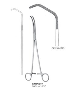 Satinsky Blood Vessel Clamps, Str Legs, 26.5Cm  (SS-231-2725)